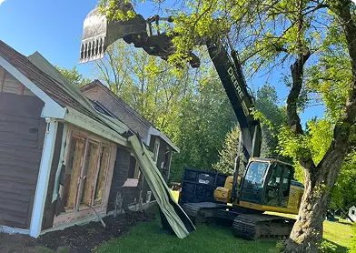 Home demolition company in Norfolk, ON — D5 Excavating providing safe and efficient residential demolition and site clearing services